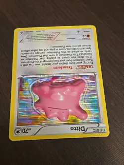 2012 Pokemon TCG Ditto Stripe Holo Rare Boundaries Crossed 108/149 LP+ - Image 3