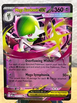 Mega Evolution Mega Gardevoir ex 060/132 Double Rare Pokemon NM/M - Image 1