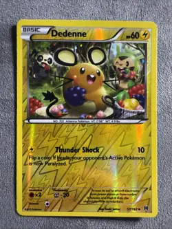 1x Dedenne | XY - BREAKthrough | 57/162 | Uncommon | Reverse Holo | LP | Pokemon - Image 1