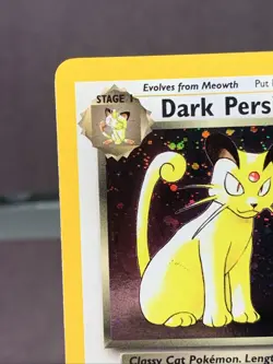 Pokemon TCG Dark Persian Holo #17 WOTC Black Star Promo VTG WOTC 2000 NM - Image 2