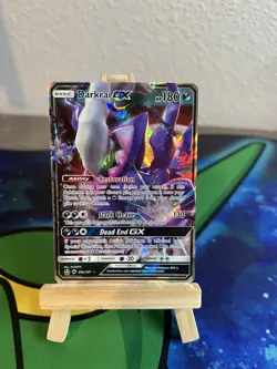 2018 Pokemon Darkrai GX #88a/147 Burning Shadows Sun & Moon Alt Art - Image 1