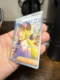 Pokemon N's Plan 170/086 Sv: Black Bolt SIR Holo Pack Fresh Pull NM/M - Image 3