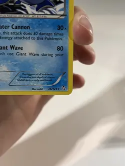 Wailord 26/124 Dragons Exalted Holo Rare Water Pokemon TCG 2012 - Image 2