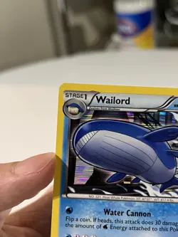 Wailord 26/124 Dragons Exalted Holo Rare Water Pokemon TCG 2012 - Image 4