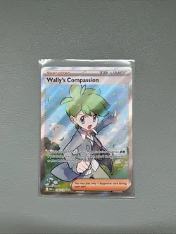 Wally's Compassion 176/132 Full Art Ultra Rare - Pokemon TCG: Mega Evolution NM - Image 1