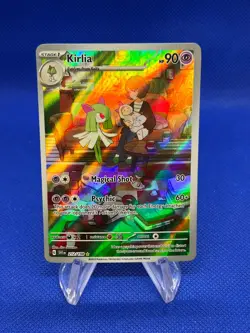 Pokemon Scarlet & Violet Base Set Kirlia 212/198 Illustration Rare IR NM/LP - Image 1