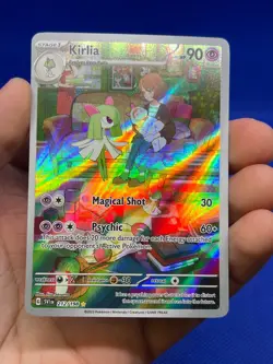 Pokemon Scarlet & Violet Base Set Kirlia 212/198 Illustration Rare IR NM/LP - Image 2