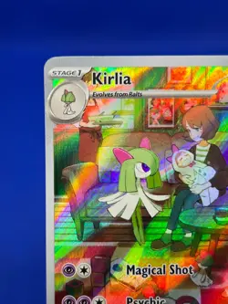 Pokemon Scarlet & Violet Base Set Kirlia 212/198 Illustration Rare IR NM/LP - Image 3