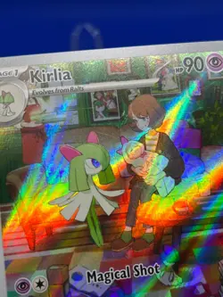 Pokemon Scarlet & Violet Base Set Kirlia 212/198 Illustration Rare IR NM/LP - Image 4