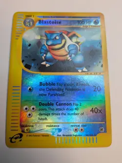 Pokemon TCG Expedition Blastoise Reverse Holo 36/165 Vintage - Image 1