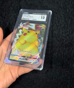 2020 Pokemon SWSH FA/Pikachu VMAX Vivid Voltage #44 -CGC 10 MINT - Image 2