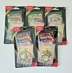 Pokemon TCG Phantasmal Flames Whimsicott Blister Pack Lot – 5 Sealed (NM) - Image 3