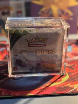 POKEMON ROARING SKIES BOOSTER BOX FACTORY SEALED WITH ACRYLIC CASE - Image 2