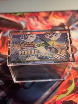 POKEMON ROARING SKIES BOOSTER BOX FACTORY SEALED WITH ACRYLIC CASE - Image 3