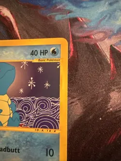 Squirtle 132/165 Expedition Base Set Pokemon TCG - LP/MP+ - Image 3