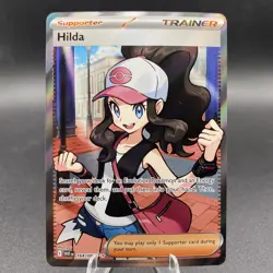 Pokemon TCG Hilda 164/086 Sv: White Flare Full Art Trainer English NM - Image 1