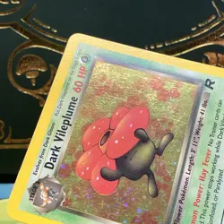 Pokemon TCG | Dark Vileplume Holo 1st Edition Team Rocket | LP w/ Swirl - Image 5