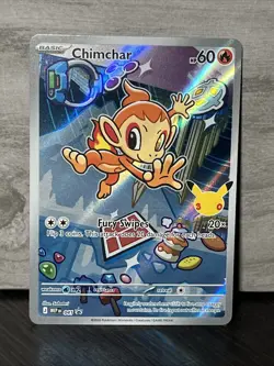 2026 Pokemon TCG 30th Anniversary First Partner Black Star Promo Chimchar 041 - Image 1