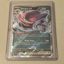 Pokemon Gengar EX 104/162 Double Rare Temporal Forces Near Mint - Image 1