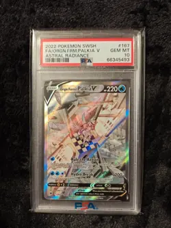 PSA 10 Origin Forme Palkia V Alt Art 167/189 Astral Radiance Pokemon HardGuard - Image 1