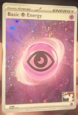 Psychic Energy SVE 013 NM Cosmos Holo Prize Pack Series 7 [Play! Pokemon Stamp] - Image 3
