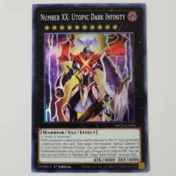 Number XX: Utopic Dark Infinity - MP20-EN094 - NM/VLP - Super Rare - 1st ed - Image 1