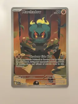 Pokemon Marshadow TCG Mega Evolution Illustration Rare Card 146/132 NM/M - Image 1