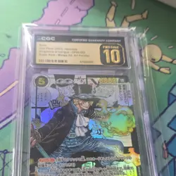 Sabo Kingdoms of Intrigue Manga Alt Art Parallel Foil Super Rare OP04-083 CGC 10 - Image 1