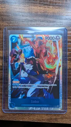 One Piece Sabo OP15-046 SR Super Rare Adventure On Kami’s Island NM - Image 1