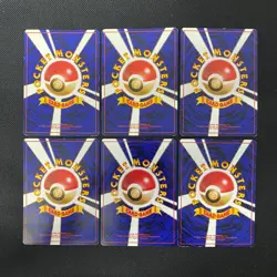 Dark Normal Card Set of 6 Japanese Pokemon Card Old Back s007419 - Image 2