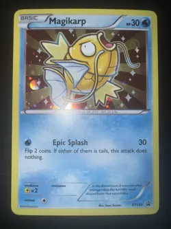 Pokemon TCG Shiny Magikarp Black Star Holo Promo Card XY143 - Image 1