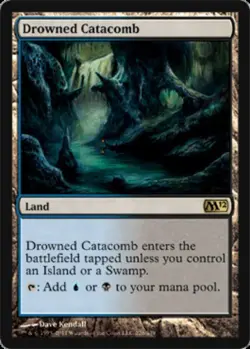 1x Drowned Catacomb Moderate Play MTG Magic - Kid Icarus - - Image 1