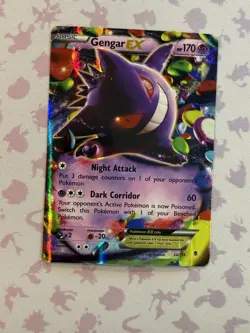 Pokemon Gengar EX TCG Phantom Forces Ultra Rare Holo Card 34/119 NM/LPCondition - Image 1