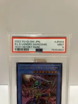 PSA 9 Black Luster Soldier –Secret Rare – Japanese YuGiOh Card HC01-JP004 - Image 5