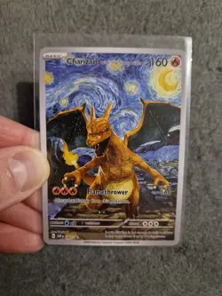Van Gogh Pokemon Art Card Bundle Charizard & Pikachu Starry Night Set - Image 3