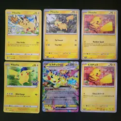 Pokemon Pikachu x17 Card Lot Bundle - Image 1