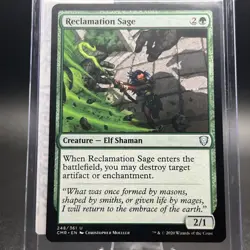 MTG Magic the Gathering Reclamation Sage (248) Commander Legends NM - Image 1
