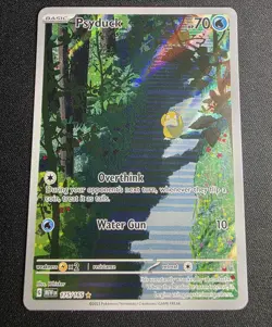 Pokemon TCG Psyduck Scarlet Violet-151 Holo Illustration Card 175/165 - Image 1