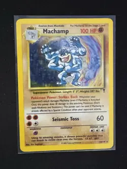 Machamp 15/110 Legendary Collection Holo Rare WOTC Pokemon Card LP - Image 3