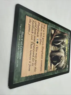 Call of the Herd x1 MTG Odyssey 1x Magic Good Heavy Play HP Crease - Image 2