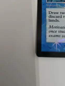 MTG Foil Frantic Search Urza's Legacy Instant Blue 1999 Jeff Miracola 33/143 - Image 2