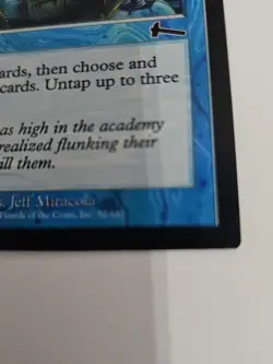 MTG Foil Frantic Search Urza's Legacy Instant Blue 1999 Jeff Miracola 33/143 - Image 3