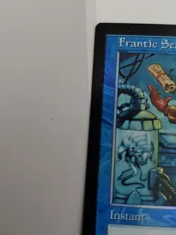 MTG Foil Frantic Search Urza's Legacy Instant Blue 1999 Jeff Miracola 33/143 - Image 4