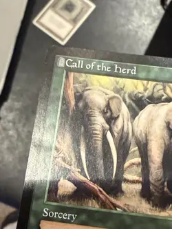Call of the Herd Mtg ODYSSEY Magic the Gathering Green Rare Sorcery - Image 3