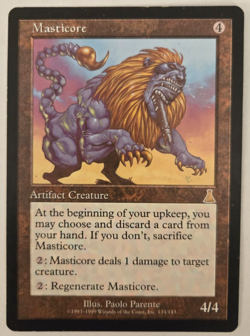 Masticore (134/143) Urza's Destiny MTG Magic the Gathering LP/MP - Image 1
