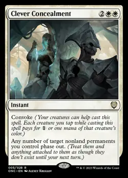 MTG Clever Concealment, NM-Mint, English Commander: Phyrexia: All Will Be One - Image 1