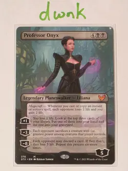 Professor Onyx (Borderless) #276 (NM) Strixhaven STX Magic MTG FREE Shipping - Image 1