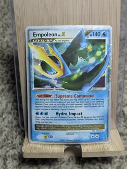 Pokemon TCG Empoleon LV.X Holo Rare Card Diamond & Pearl 120/130 Promotion Card - Image 2