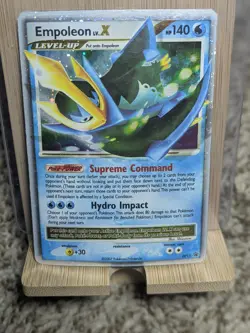 Pokemon TCG Empoleon LV.X Holo Rare Card Diamond & Pearl 120/130 Promotion Card - Image 3