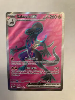 Pokemon TCG Salazzle ex 101/088 Me03: Perfect Order Holo, Full Art, Ultra Rare - Image 1